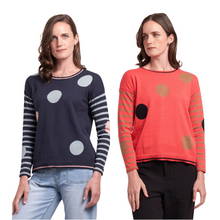 Load image into Gallery viewer, Spots &amp; Stripes Jumper
