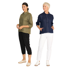 Load image into Gallery viewer, Relaxed Zip Front Jacket
