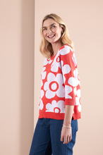 Load image into Gallery viewer, Floral Boxy Jumper
