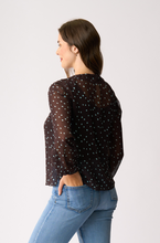 Load image into Gallery viewer, Ruffle &amp; Lace Trim Blouse
