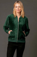 Load image into Gallery viewer, Quilted Bomber Jacket
