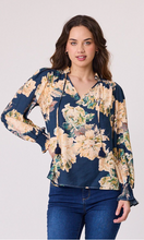 Load image into Gallery viewer, Rose Peasant Top
