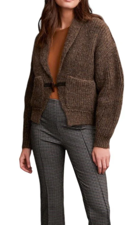 L/S Crop SWT Cardigan