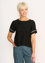 Load image into Gallery viewer, Rib Trim Step Hem Top
