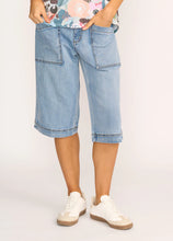 Load image into Gallery viewer, Denim Utility Shorts
