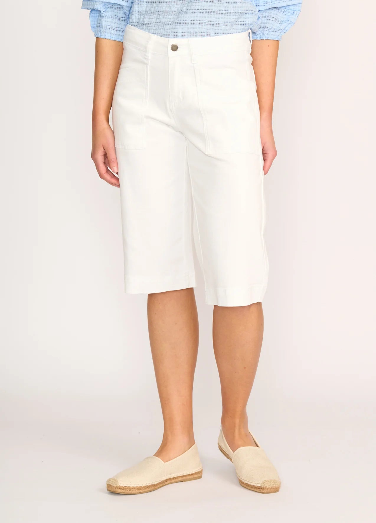 Denim Utility Shorts