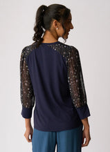 Load image into Gallery viewer, Contrast Woven Shoulder Top
