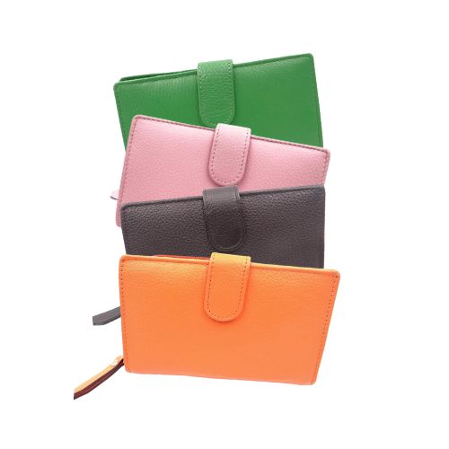 Medium Tab Leather Wallet