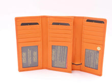 Load image into Gallery viewer, Leather Large Multi-Compartment Wallet
