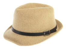 Load image into Gallery viewer, Harlow Wool MIx Trilby Hat
