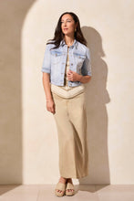 Load image into Gallery viewer, Elbow Sleeve Denim Jacket
